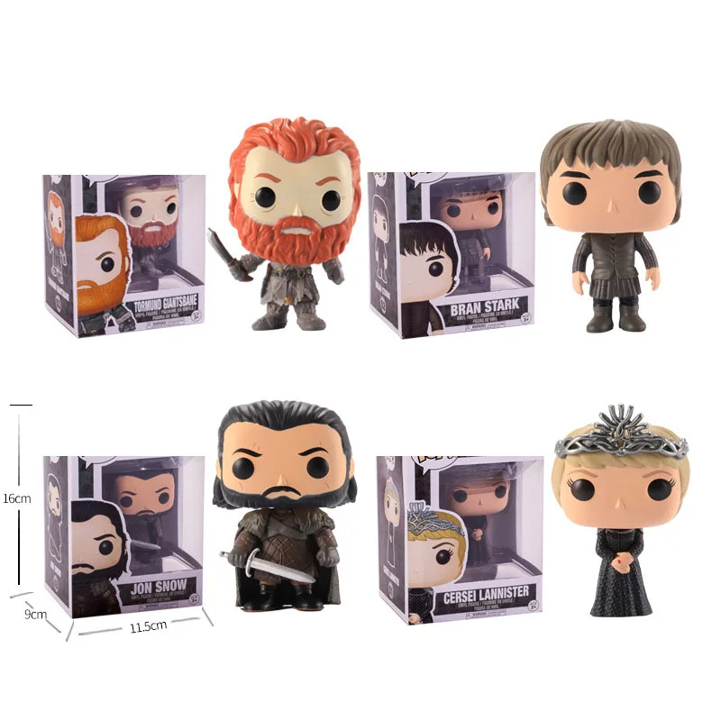 Экшн фигурки из Игры престолов FUNKO Джон Сноу церсей Ланнистер тормунд ПВХ