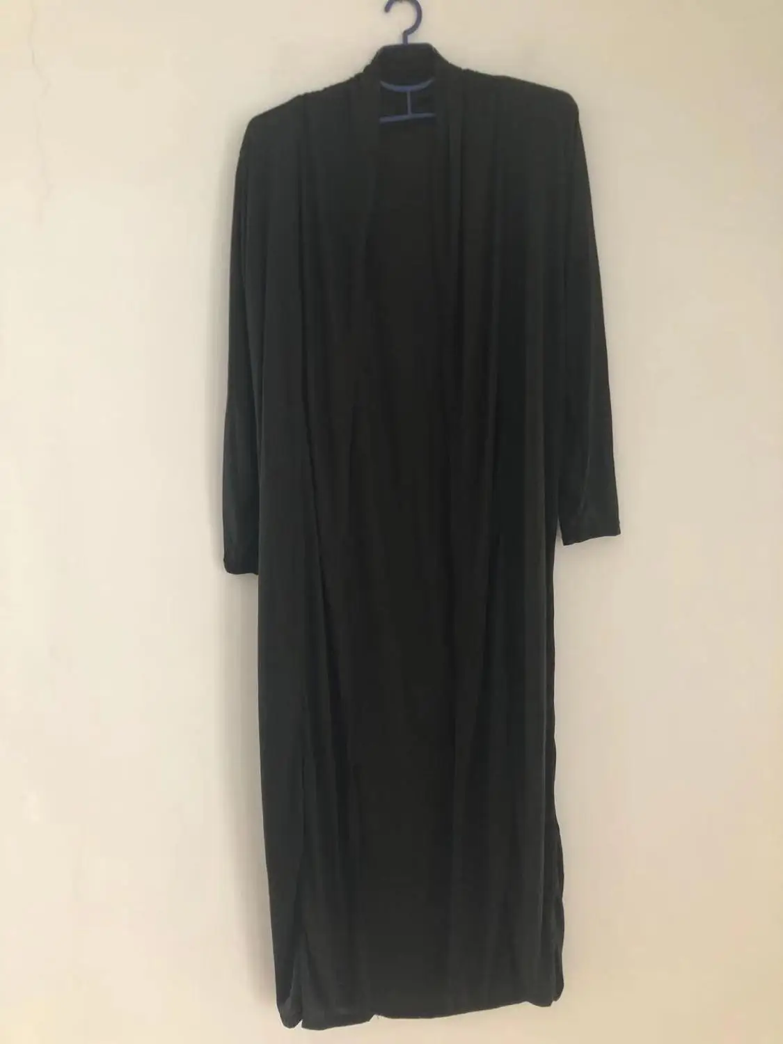 Готическая мужская длинная куртка весенне-осенний тонкий длинный плащ Мужская