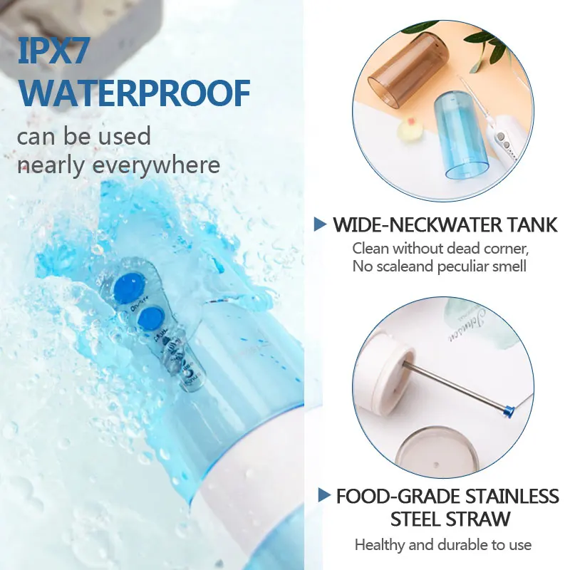 Портативный ирригатор для полости рта 4 режима USB 5 насадок|Ирригаторы рта| |