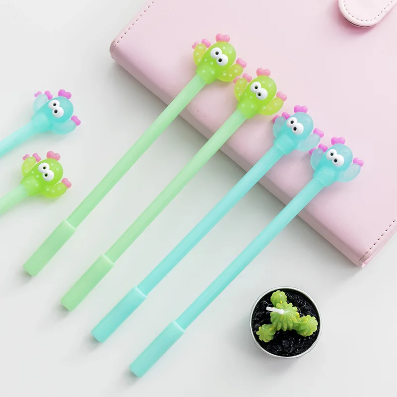 Креативная имитация гелевая ручка с кактусами милые Мультяшные Обучающие