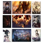 Набор для вышивки крестиком 5D DIY Diamond Genshin Impact Series Mihoyo HD картина, Алмазная мозаика Art Full Drill ручная работа подарок домашний декор