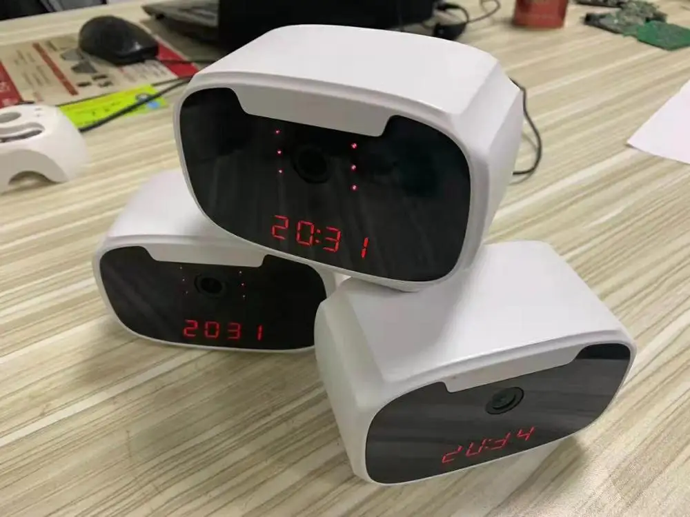 1080P HD IP камера Часы s Wifi управление Скрытый ИК ночного видения будильник