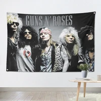 metal music pop band graffiti culture shabby chic rock poster flag banner tapestry cloth art bar cafe bedroom home decor gift c3