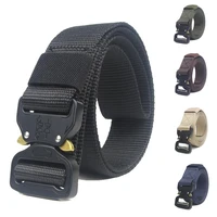 outdoor hunting equipment 125cm nylon tactical waistband men adjustable military combat waist belt army training sport waistband