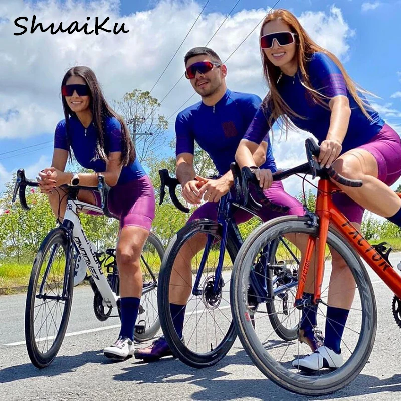 

2021 New Women's Short Sleeve Cycling Clothing Suit Breathable Quick Drying Mountain Bike Cycling Clothing Sportswear Swimwear
