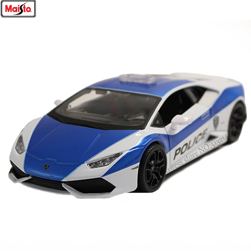 Maisto 1:24 Lamborghini Полицейская машина LP610-4 модель автомобиля из сплава украшение Коллекция игрушек инструменты подарок