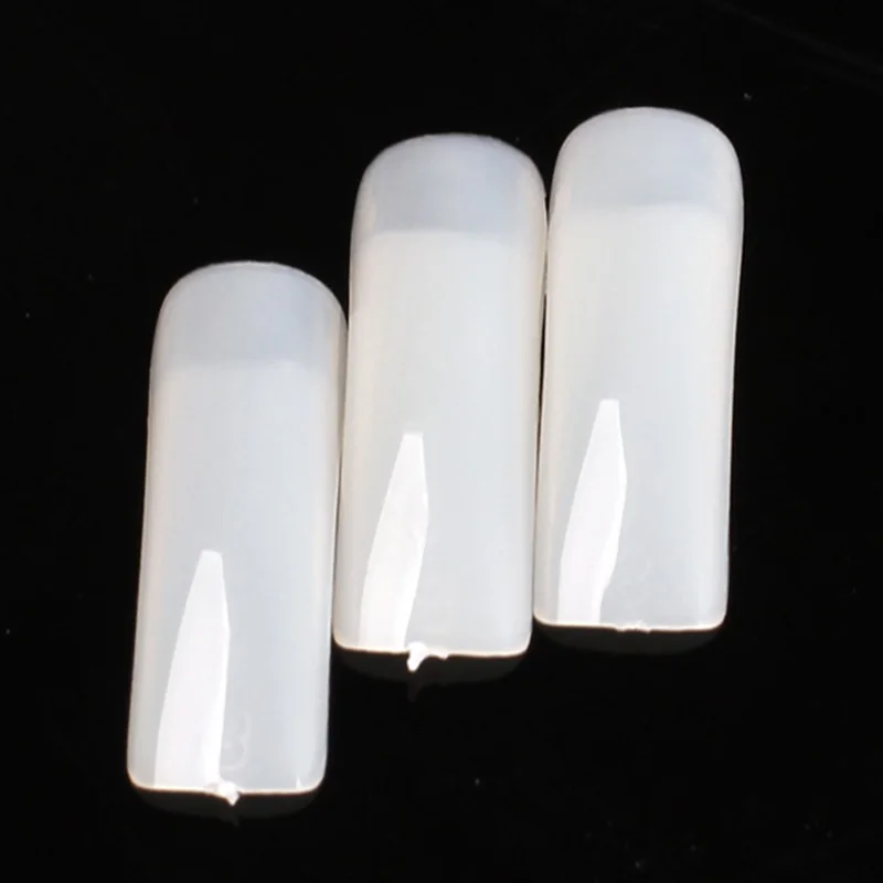 

500 Pcs/Set False Nail Art Design Tips French Fingernails Acrylic UV Salon Design White BFC996