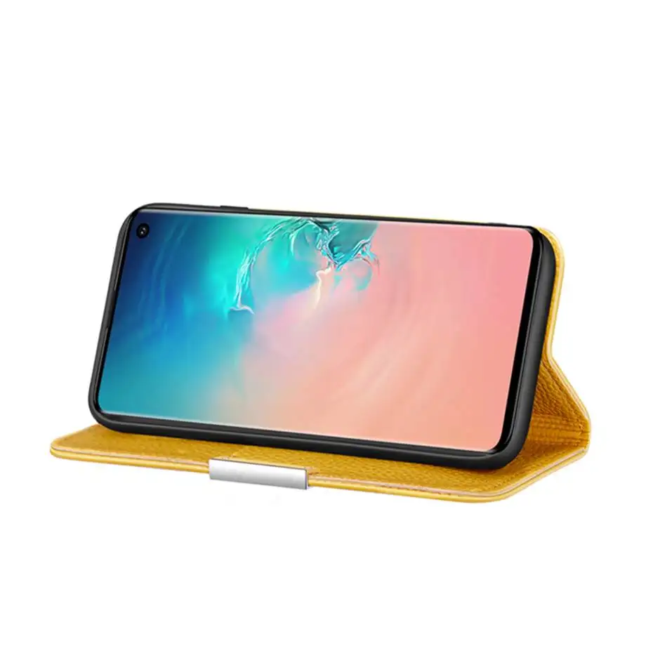 PU Leather Flip Case For Samsung S7 S8 S9 S10 J4 J6 Plus e Edge A10 A20 A30 A40 A50 A60 A70 A90 M40 Note 10 Pro Phone Case Cover