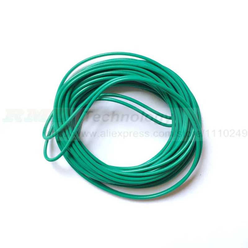 5 метров/лот супер гибкий 18AWG 22AWG 24AWG ПВХ изолированный провод электрический кабель, светодиодный, Авто Цвет выбирается кабель - Цвет: Зеленый