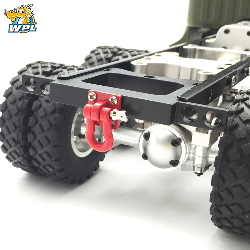Metal Rear Bumper Can Be Installed with Reversing Light Steering Signal Climbing Off-road Remote Control for WPL RC Car | Игрушки и