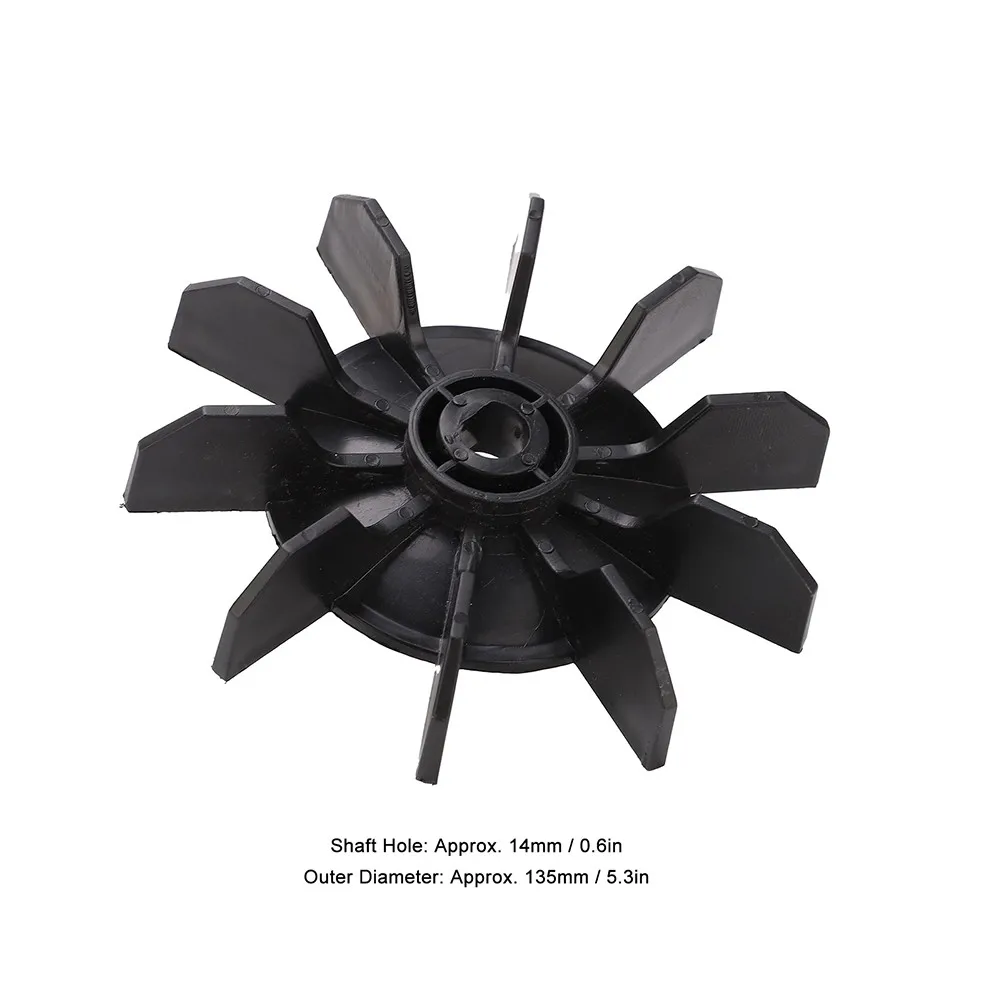 

Air Compressor Fan Blade Direct On Line Motor 14mm Shaft 135mm Outer Diameter Air Compressor Parts Motor Cooling Fan