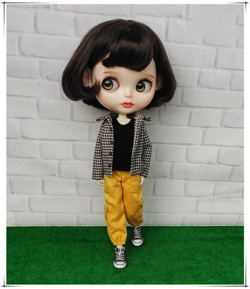 Кукла Blyth одежда комбинезоны брюки сетка футболка пальто для OB24, Licca, Pullip, Barbies, Blyth Брюки Одежда для 1/6 кукла аксессуары