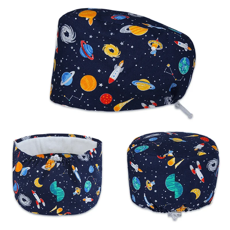 Шапочка хлопковая унисекс для кормления стильная лаборатории домашних животных