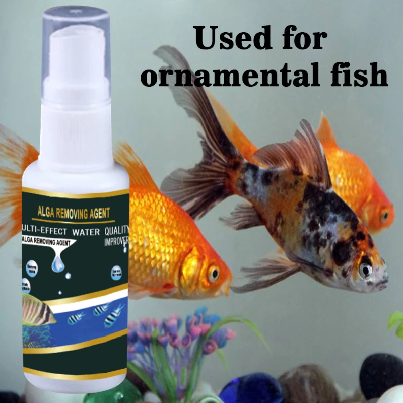 

Aquarium Fish Tank Algae Remover Aquatic Algae Control Purifier Agent Irrigation Tank Algae Remover Treatment Cleaner
