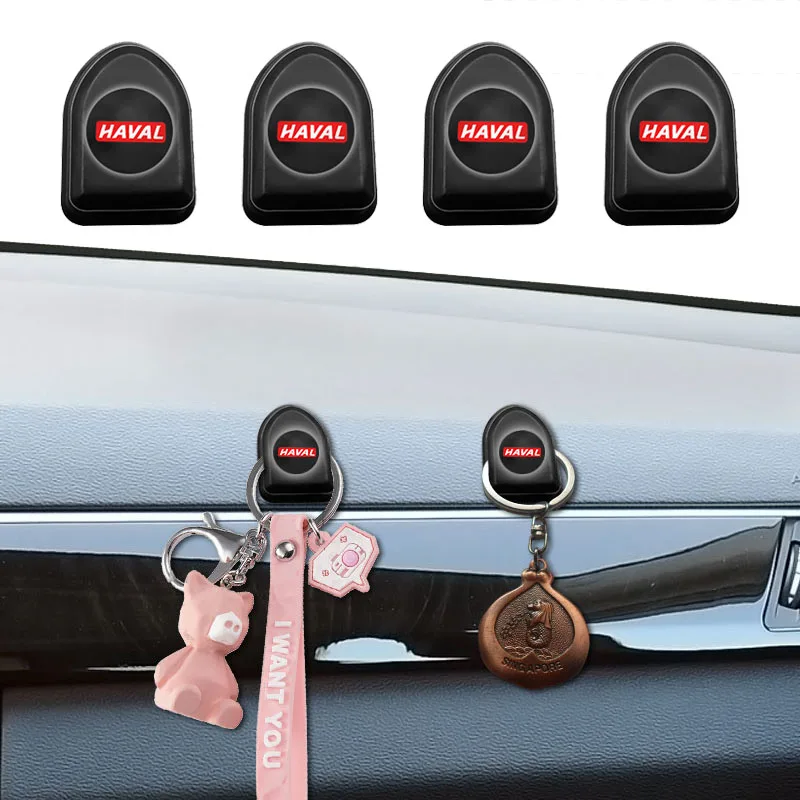 

1/2/4Pcs Mini Car Hooks Car Mounted Hooks For Bag USB Cable Headphone For Haval H6 2020 H9 2021 H2 Jolion H2S H5 H8 Accessories
