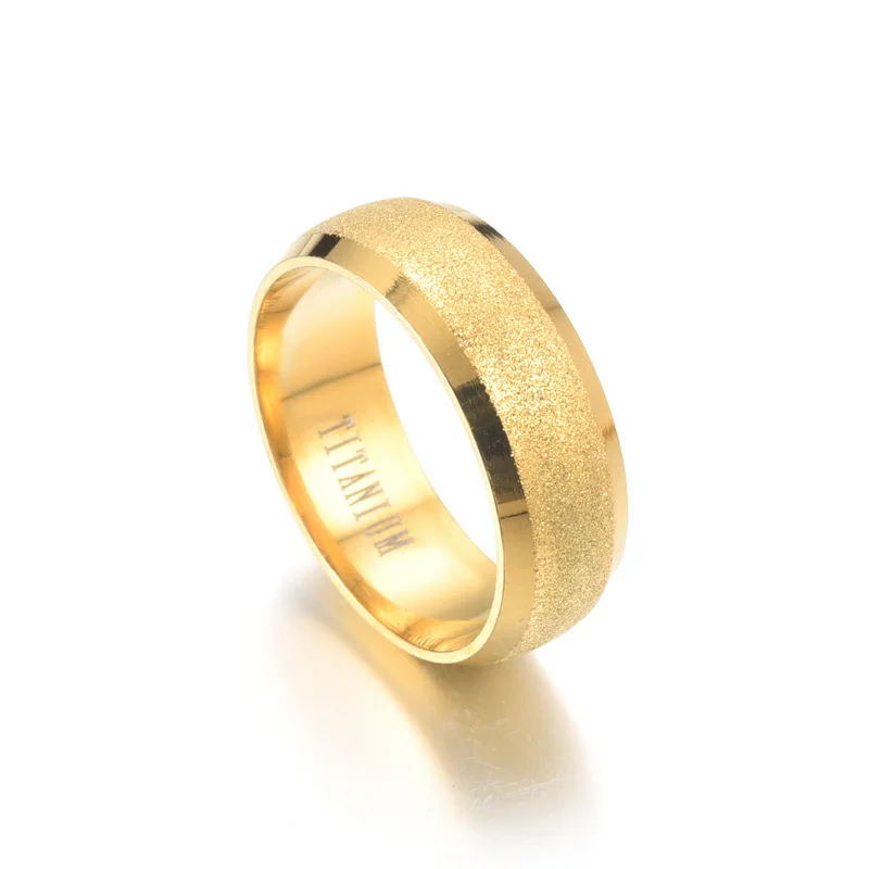 Кобитас кольца из нержавеющей стали для женщин предложение и помолвка матовые