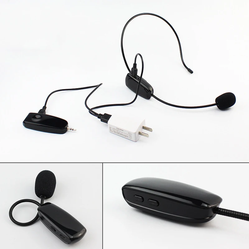2 4G беспроводной микрофон гарнитура в 1 ручной Bluetooth для речи громкоговоритель