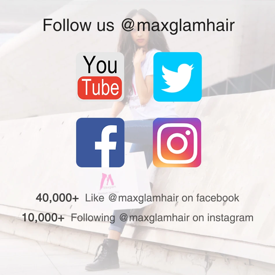 Maxglam 360 Кружева Фронтальная Закрытие с предварительно выщипанные волосы