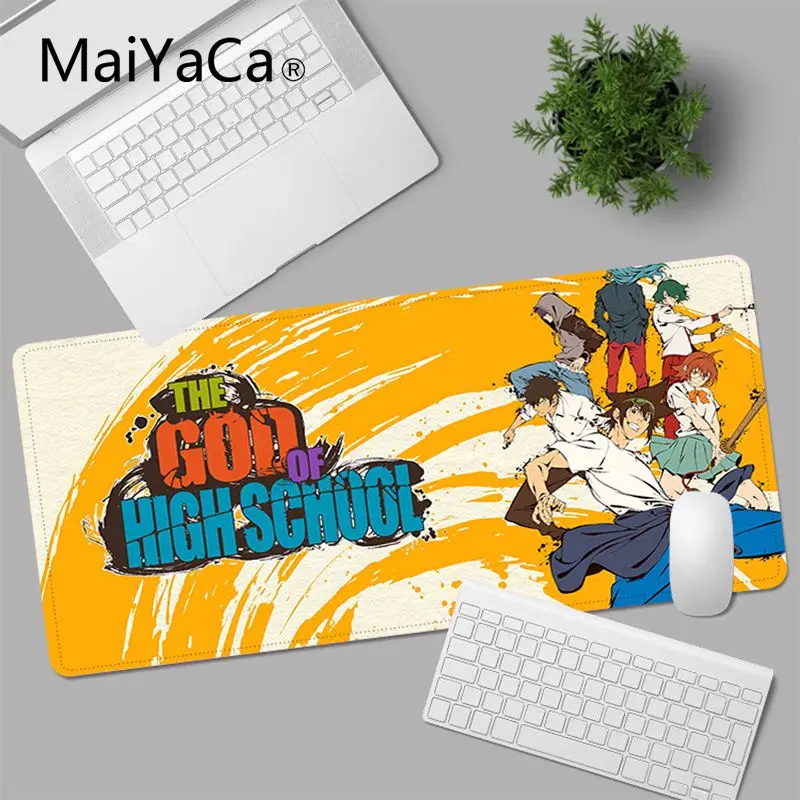 

Anime The God of High School In Stocked Natural Rubber Gaming mousepad Desk Mat Size for large Edge Locking Game Keyboard Pad
