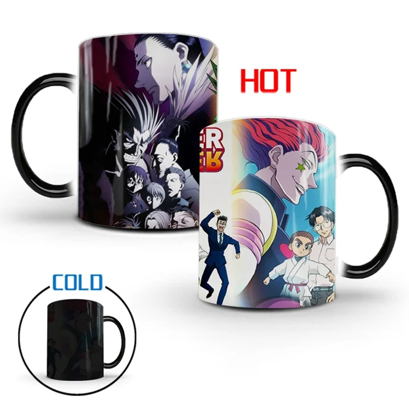 Креативные 400 мл Hunter X Термочувствительная волшебная кружка изменение цвета