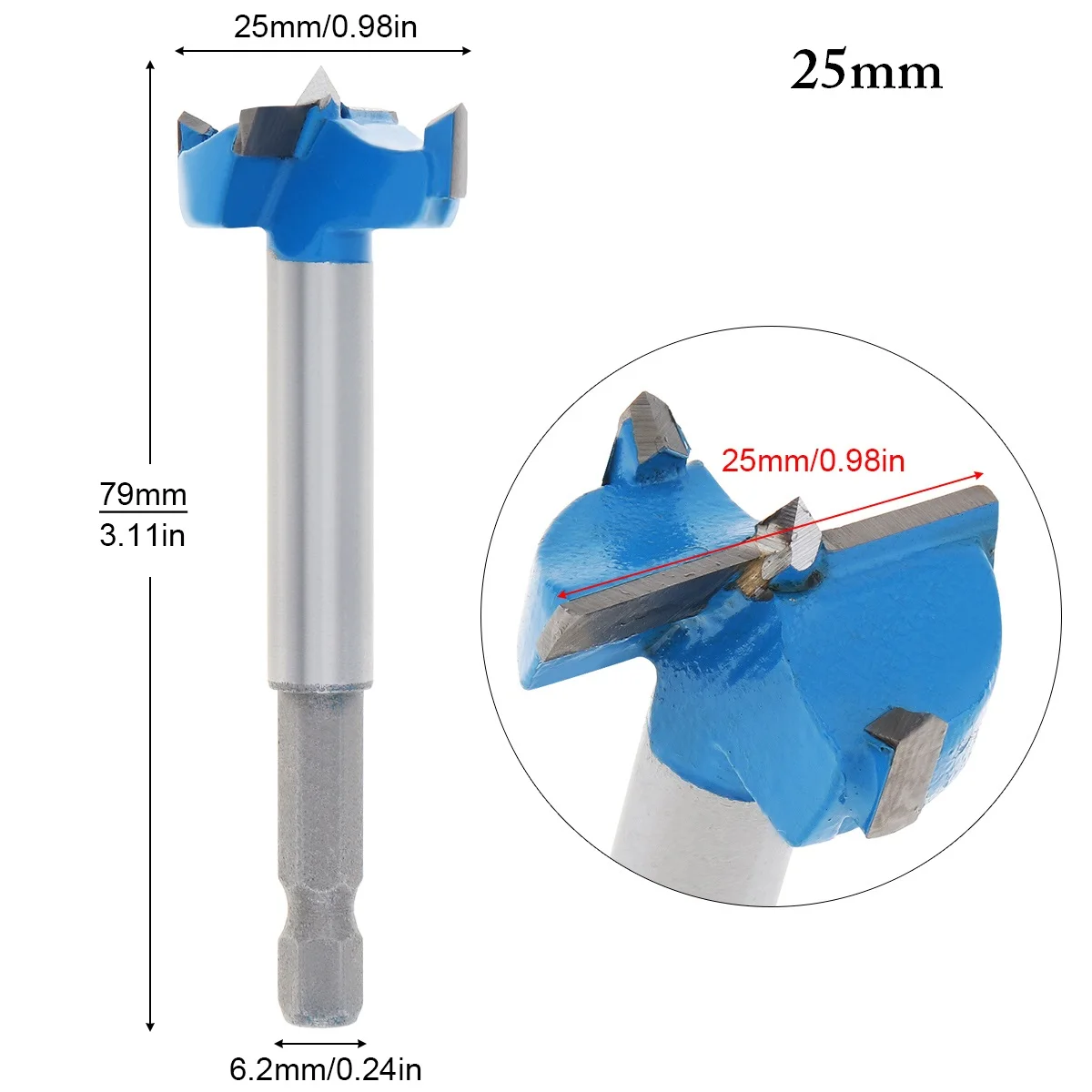 Сверла GlassDrill диаметром 15/17/18/19/23/24/27 мм
