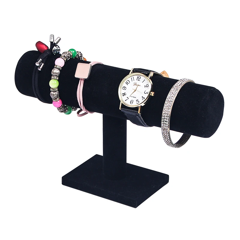 Вельветовый держатель для браслетов портативный органайзер ювелирных изделий