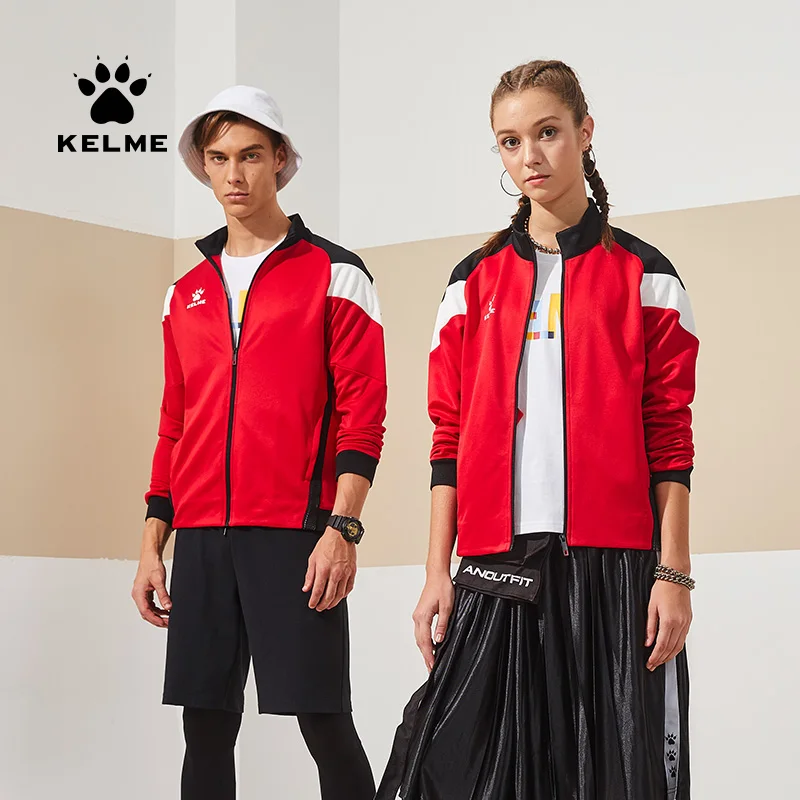 KELME Мужская спортивная одежда спортивные костюмы ветрозащитная куртка бегуны