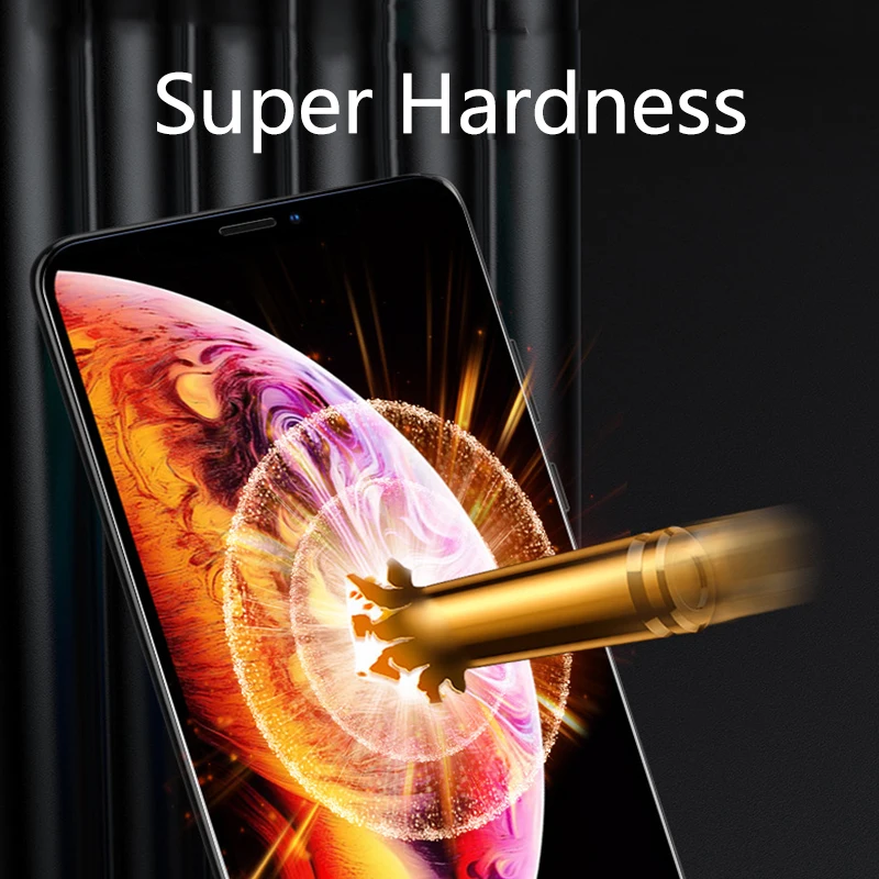 Защитное стекло закаленное 9D для iPhone 11 Pro XS Max XR 6 7 8 Plus X SE 2020 12 mini 3 шт./лот|Защитные