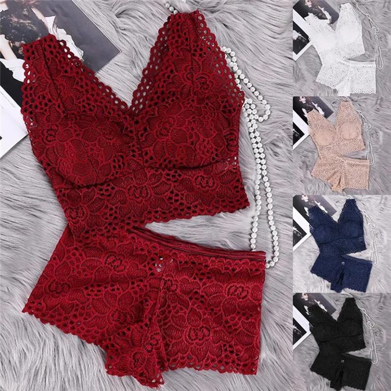 Сексуальный женский бюстгальтер комплект мягкий без косточек дышащие трусики с