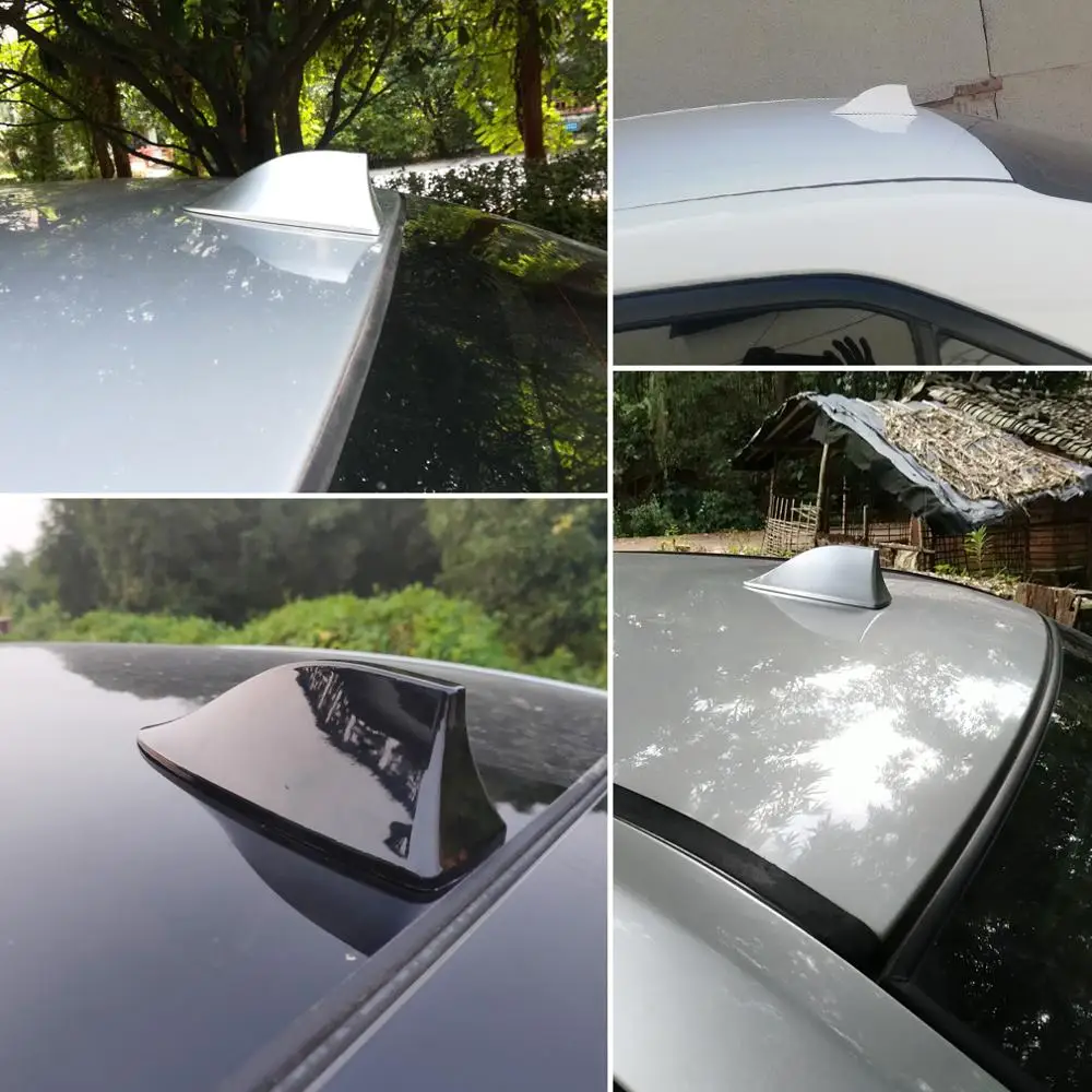 Upgraded Car Radio Shark Fin Antenna Accessories Styling Automobile Signal Aerials Roof Antennas for BMW/Honda/Toyota/Hyundai | Автомобили
