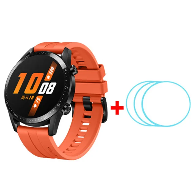 orange add films huawei часы GT 2 Смарт-часы Bluetooth 5,1 14 дней Батарея Телефонный звонок уровень кислорода в крови huawei GT Смарт-часы 2 - Цвет: orange add films