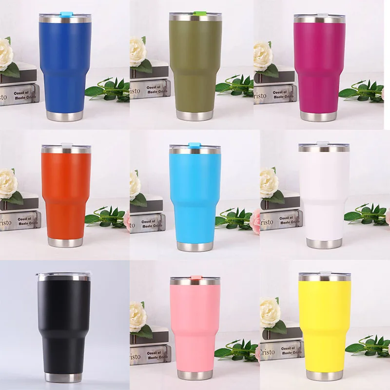 30 унций термос с двойной стенкой из 304 нержавеющей стали изоляцией кофейная