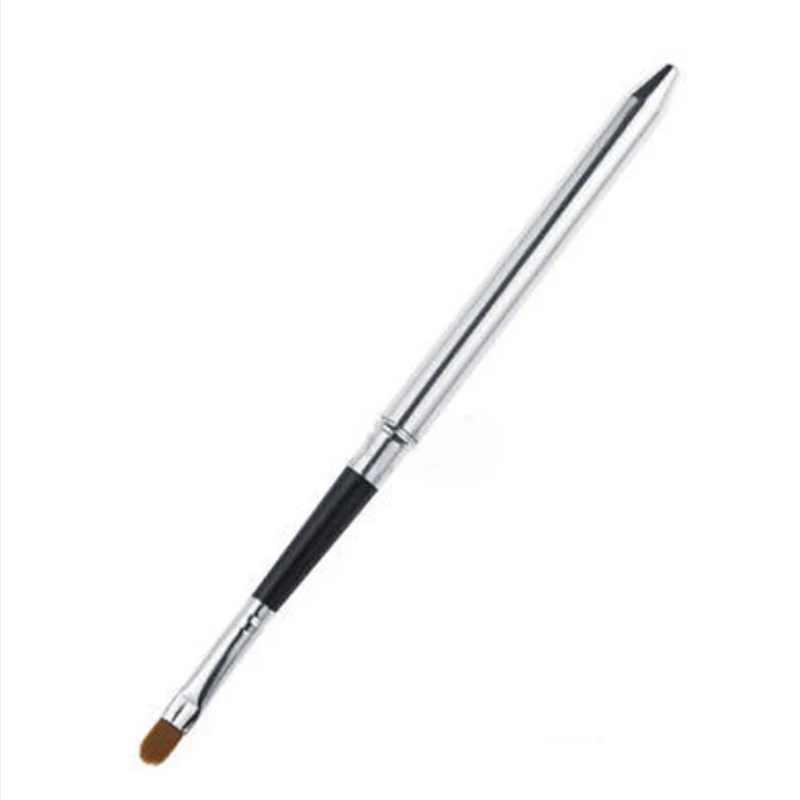 1 шт. портативная Выдвижная Косметическая губная помада блестящие кисти для губ