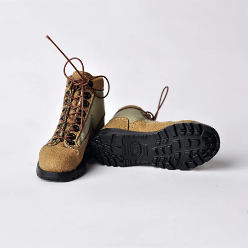

1/6 Scale Male brown Martin boots Boy Soldier Hollow Tactical Shoes Men the climb Combat Boots 12" Action Figure accessories Toy
