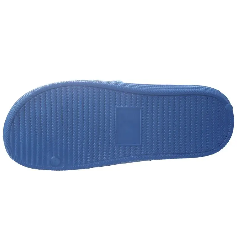 Soft Mens Bath Slippers Sandals Bathroom Shoes Flip Flops size:40 navy blue | Обувь
