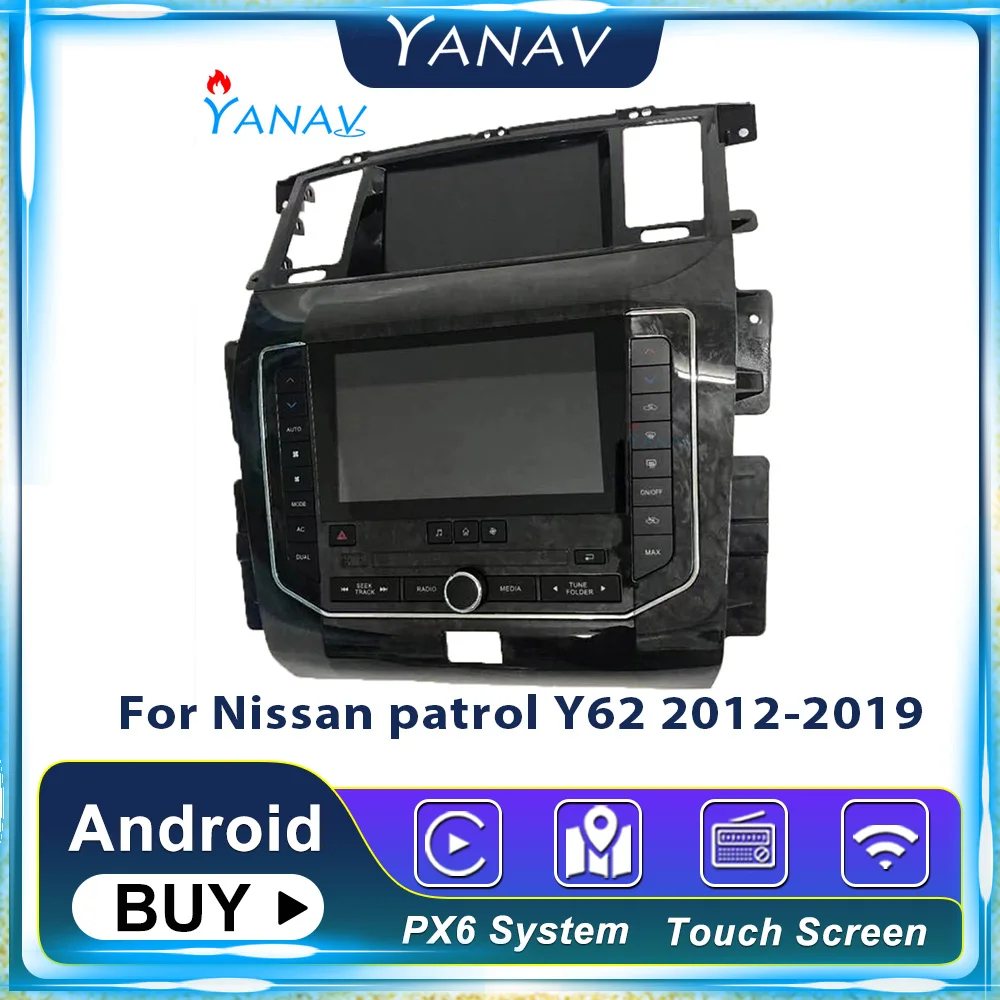 Автомобильная аудиосистема Android для Nissan патруль Y62 2012 2019 автомобильный GPS