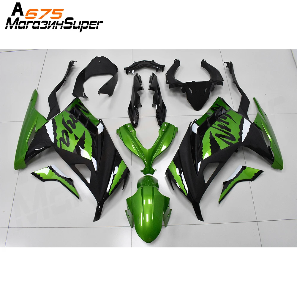 Для Kawasaki NINJA300 Ninja 300 12 17 наклейка ниндзя обтекатель из АБС пластика гоночный