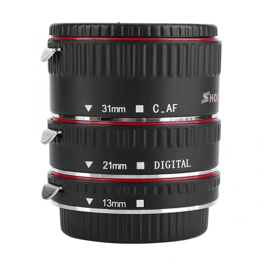 

SHOOT Auto Focus Macro Extension Tube Ring for Canon EOS EF EF-S Lens for Canon Camera Accessory 31/21/13mm Macro Extension Tube