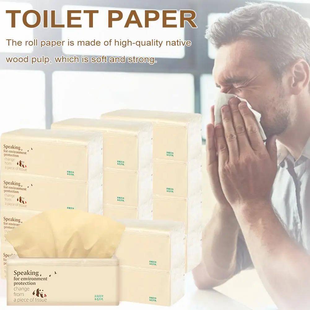 

1 Packs =150 pumping wood Pulp Pumping Toilet Paper Available For Mother And Babies Soft Hand Towels Toilet Paper Tissue Napkin