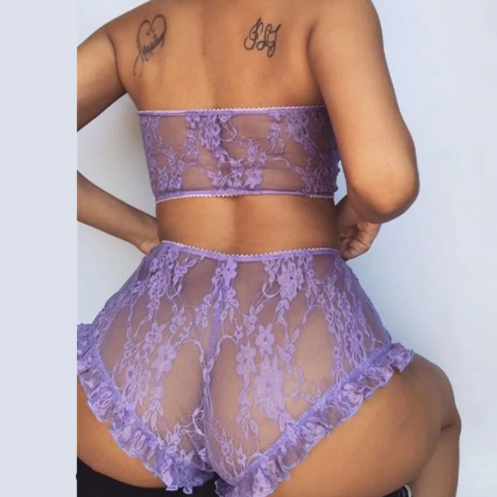 Новинка пижама женское кружевное Сексуальное белье комплект ночного белья