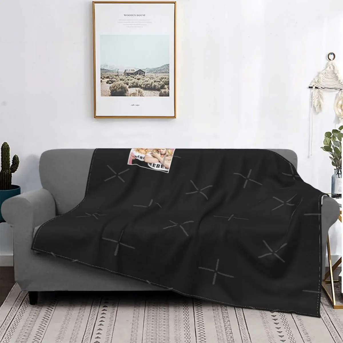 

Rebel-Manta a cuadros para cama, cobertor para cama, manta de verano a cuadros en el sofka