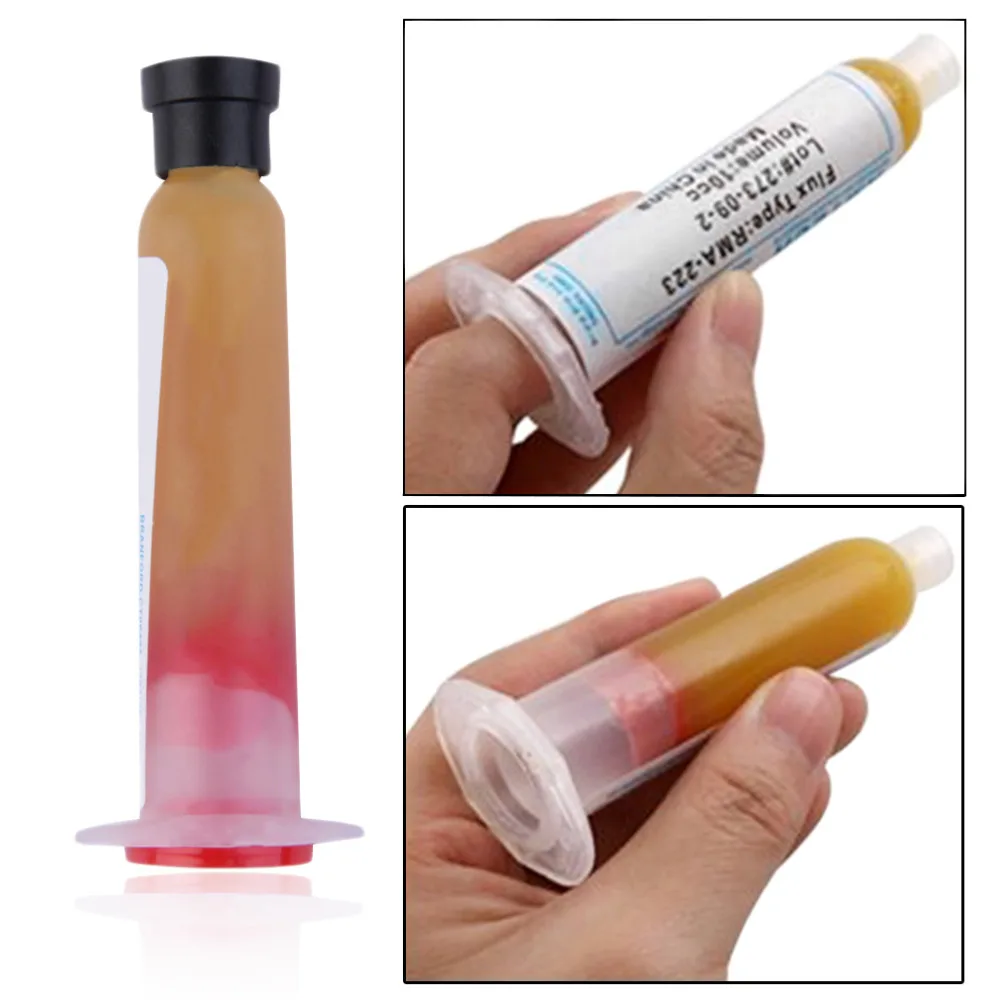 5pcs Solder Soldering Paste Flux Grease RMA-223 10cc for LED BGA SMD PGA Top Sale 2017 | Инструменты