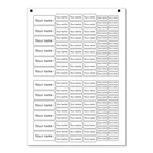 Наклейки Детские прозрачные с мультяшным рисунком, водостойкие, 108 шт.