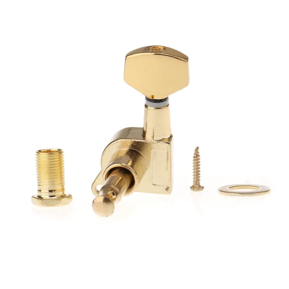 Musiclily 6-in-line запечатанная гитара тюнеры тюнинг ключи Колки в комплекте золотистый