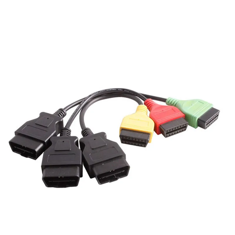 4PCS/lot High Quality for fiatecuscan OBD2 Connector Diagnostic Cable For Fiat ECU Scan MultiECUScan Lancia | Автомобили и