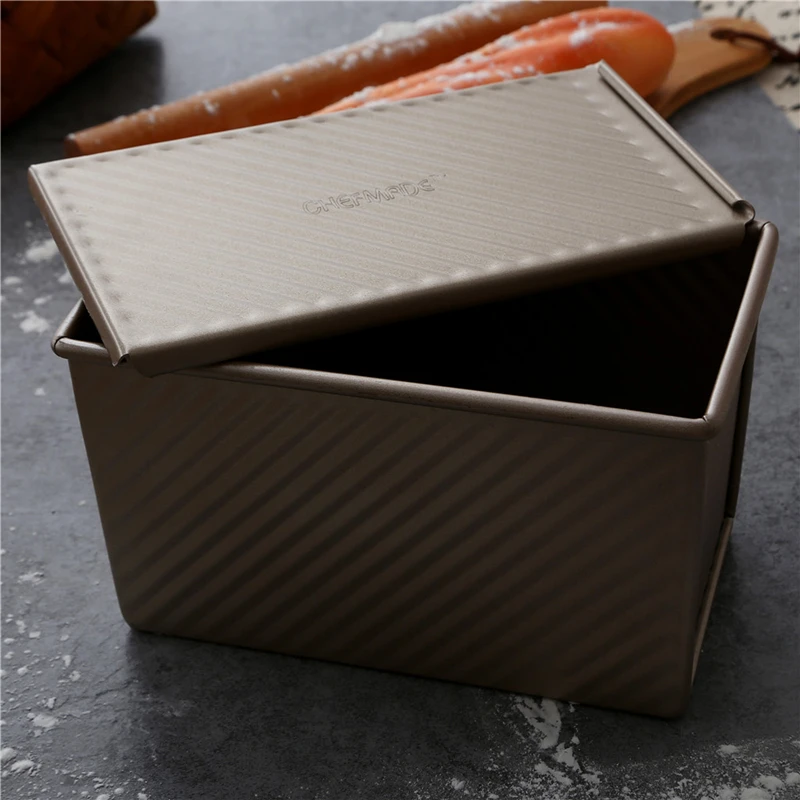 CHEF MADE 250g 300g 450g Toast Mold Box with Lid Non-stick Pan Cake Home Kitchen Accessories Baking Tools | Дом и сад