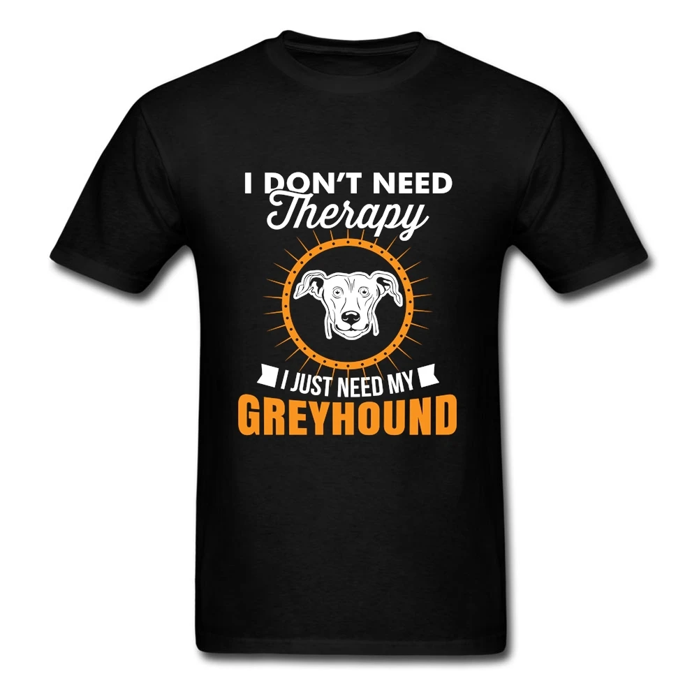 Greyhound Dog футболки с коротким рукавом Boy Удивительная футболка из чистого хлопка
