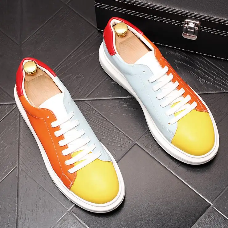 

Мужские мокасины на плоской подошве, уличные дизайнерские Уникальные повседневные туфли разных цветов, обувь для скейтборда, 2021