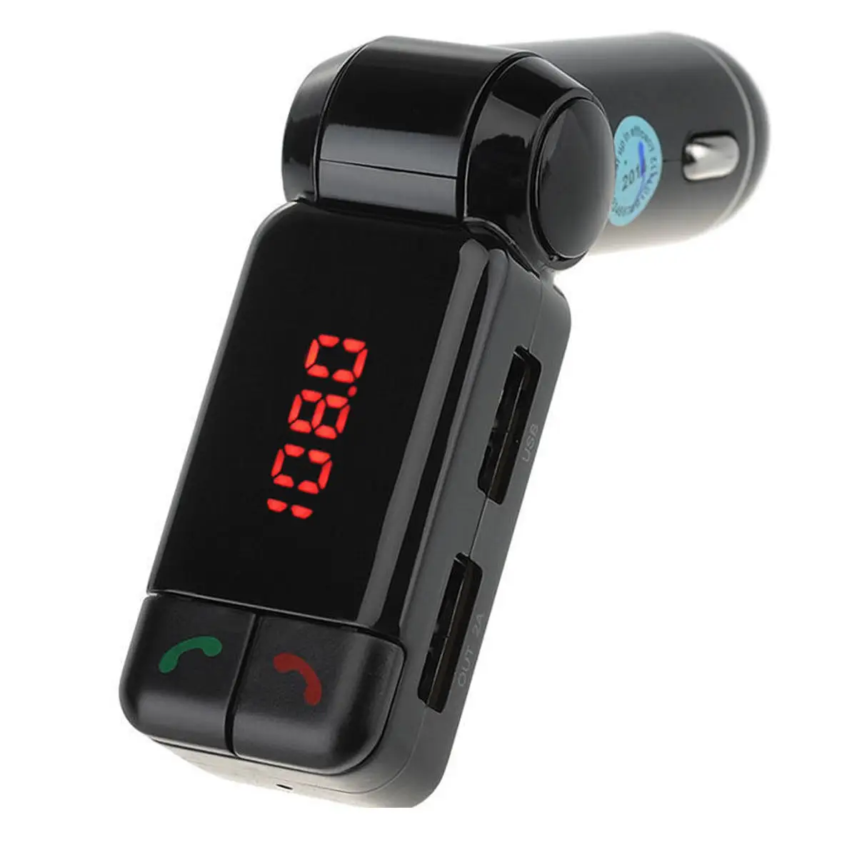 

Двойное зарядное устройство USB, MP3-плеер, FM-модулятор с аудиокабелем 3,5 мм