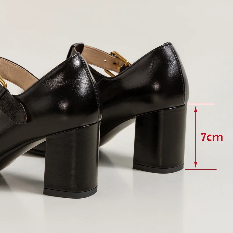 

Sexy T-Strap Black Genuine Leather High Heels Pumps Ladies Spring Summer Party Shoes Bride Wine Red